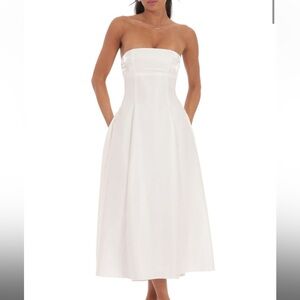 Lucy in the Sky Strapless White Dress